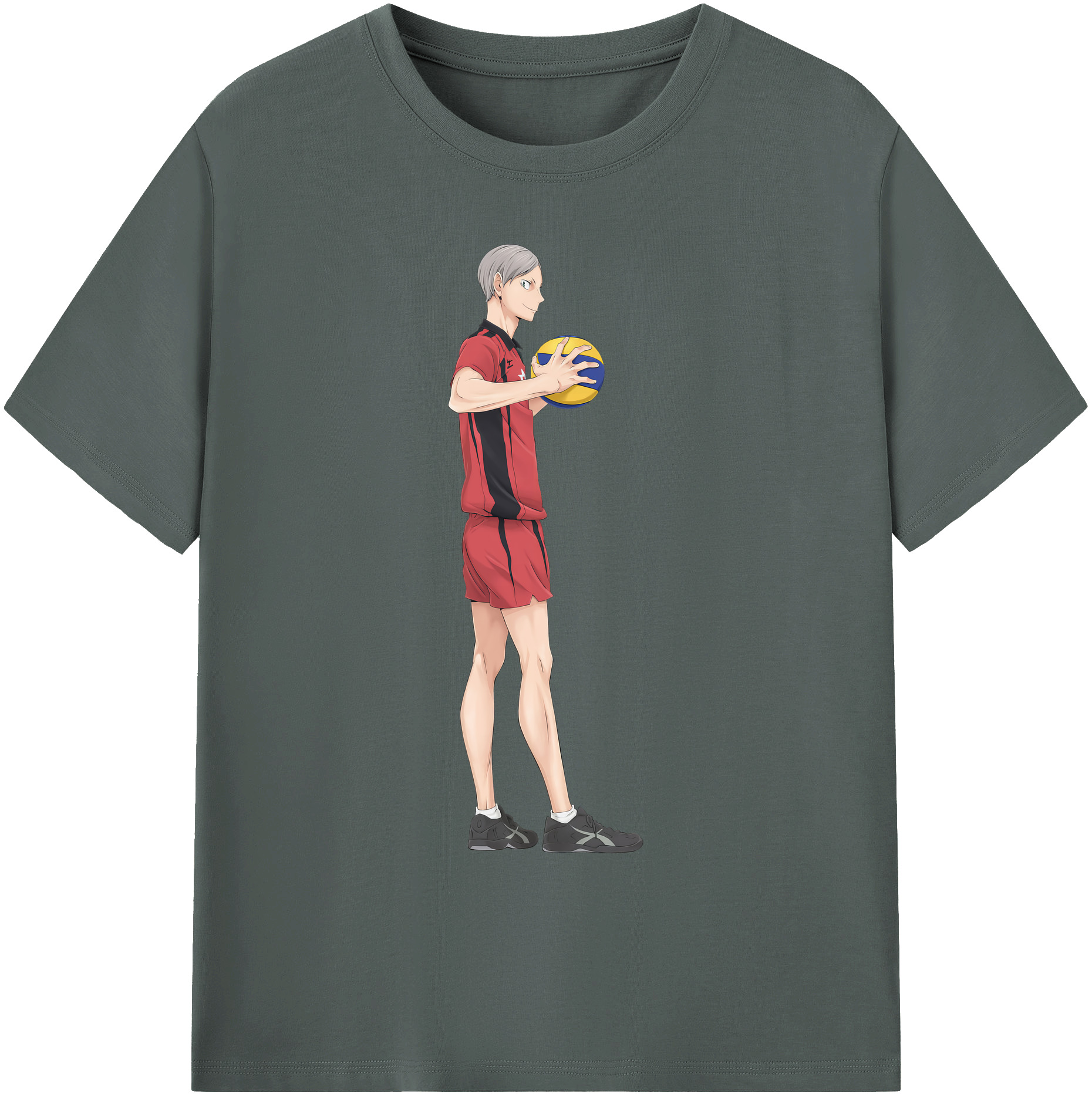 （画像用） ハイキュー!! Haikyu!! 綿100％ メンズ半袖Tシャツ｜肌触りやわらか＆通気性